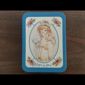 Vintage 1987 Sugar & Spice Collectible Tin Box